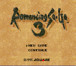 Romancing SaGa 3 (English beta 0.30) Title Screen